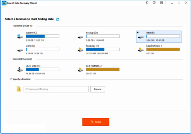EASEUS Data Recovery Wizard 16.0.0 Crack + License Key 2023 [Latest]
