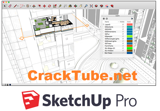 SketchUp Pro 2024 Crack Torrent With License Key Free Download [Win/Mac]